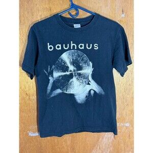 Vintage Rare Bauhaus Rock Goth Band Anvil Shirt Black Men’s Small S‎